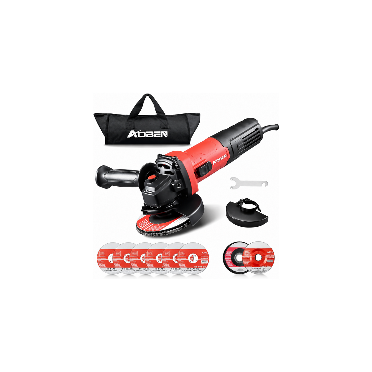 4-1/2" 900W Power Motor Corded Angle Grinder