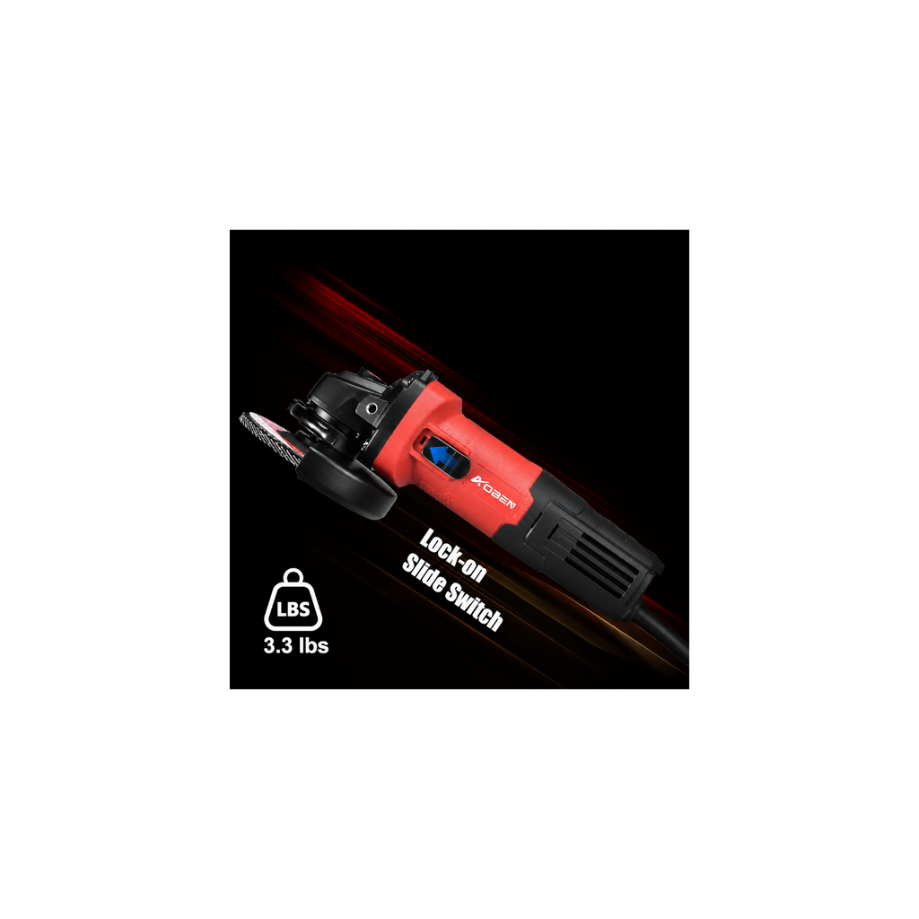 4-1/2" 900W Power Motor Corded Angle Grinder