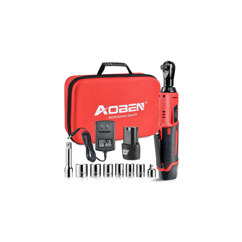 3/8" 12V Power Electric Ratchet Wrench Set with 1 Battery