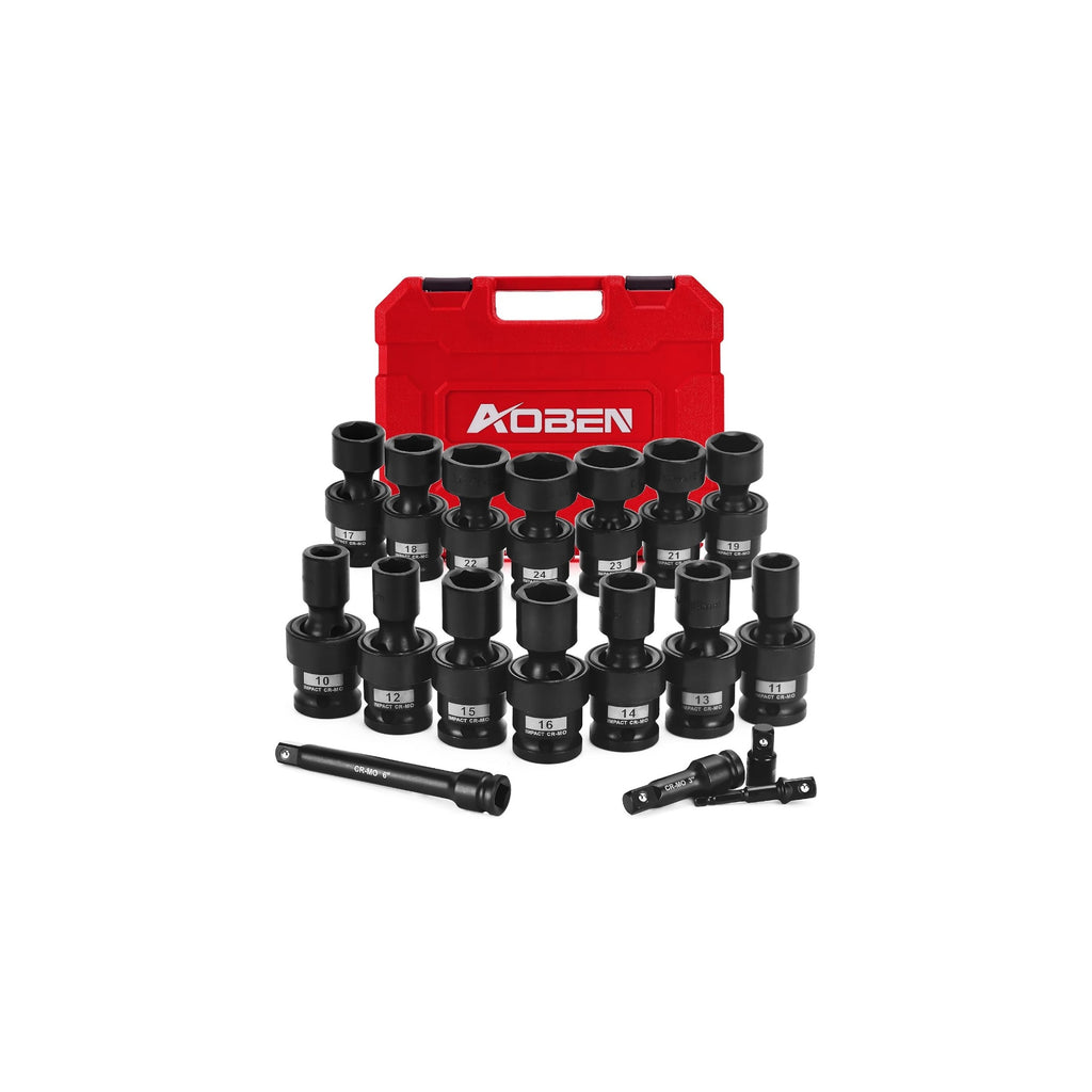1/2"  18 Pieces Drive Impact Socket Set