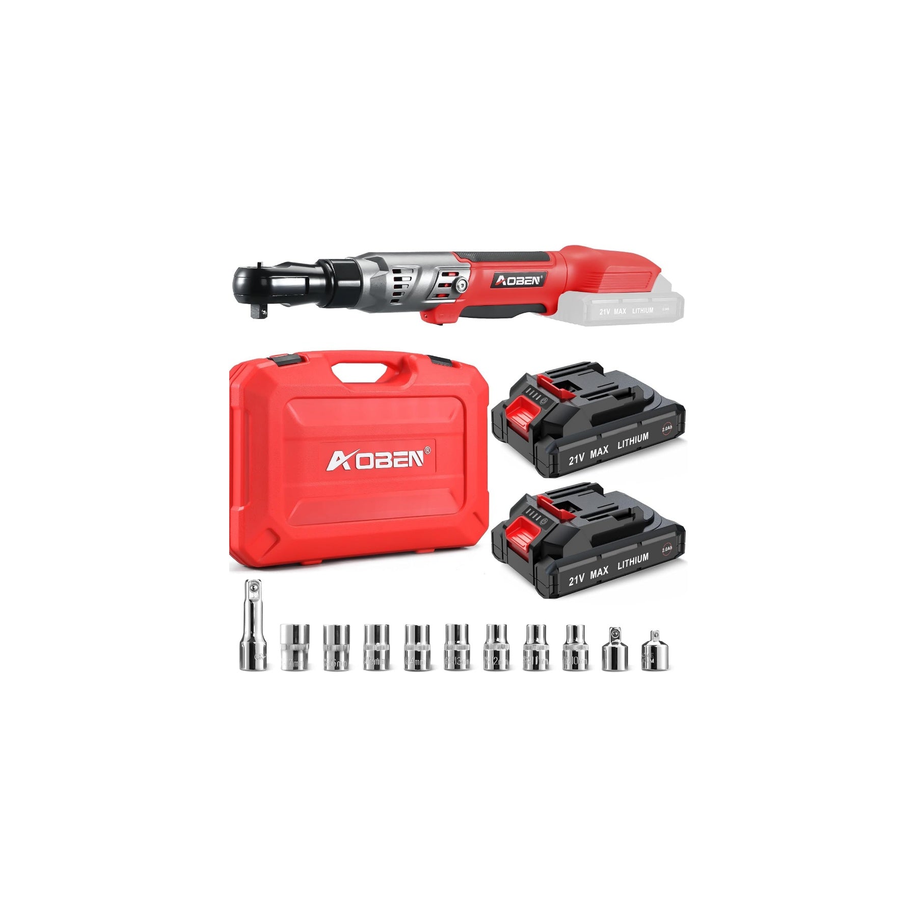 3/8" 21V Brushless Cordless Electric Power Ratchet