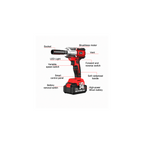 1/2" 21V Brushless Cordless Impact Wrench
