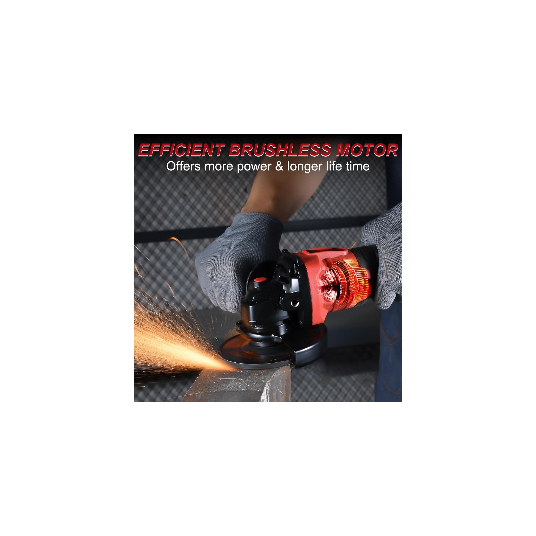 4-1/2" 21V Brushless Cordless Angle Grinder