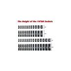 1/4"  54 Pieces Drive Impact Socket Set