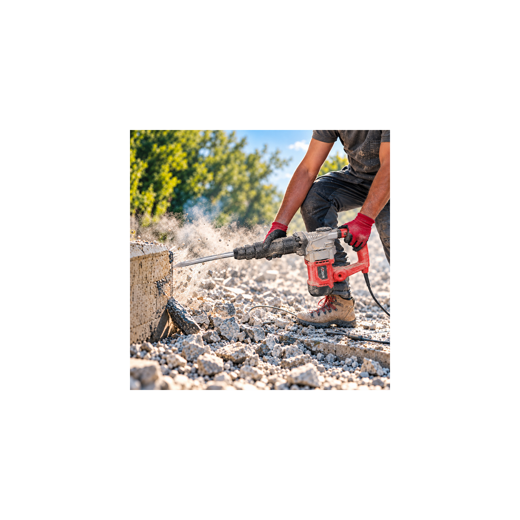 SDS-Max Demolition Hammer with 18 mm Shank Compatibility