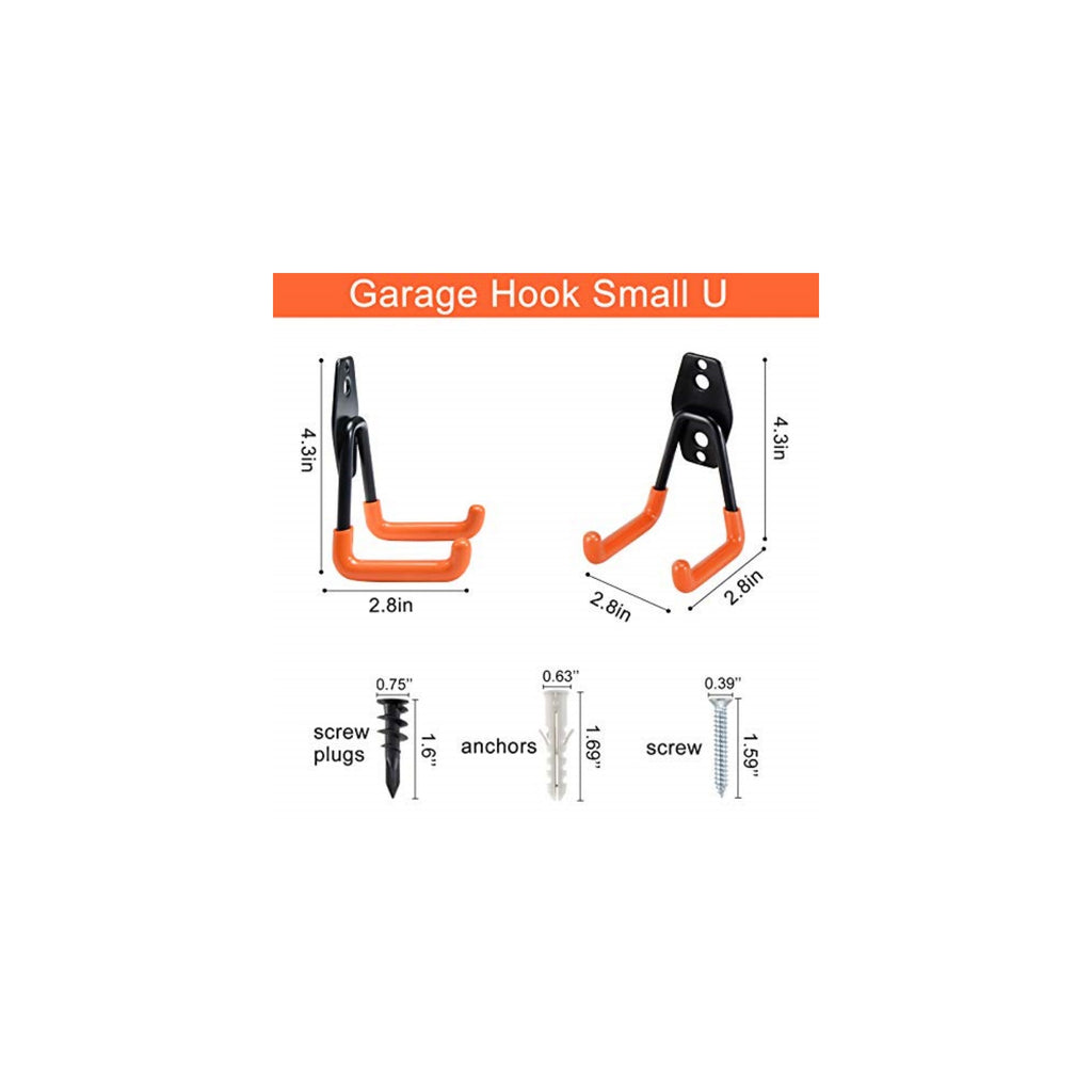 10 X Small U hooks