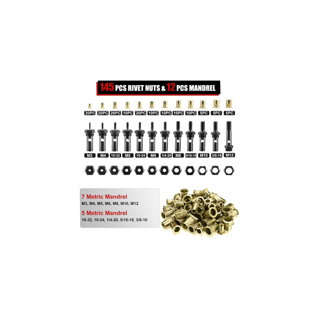 16" Rivet Nut Tool Set