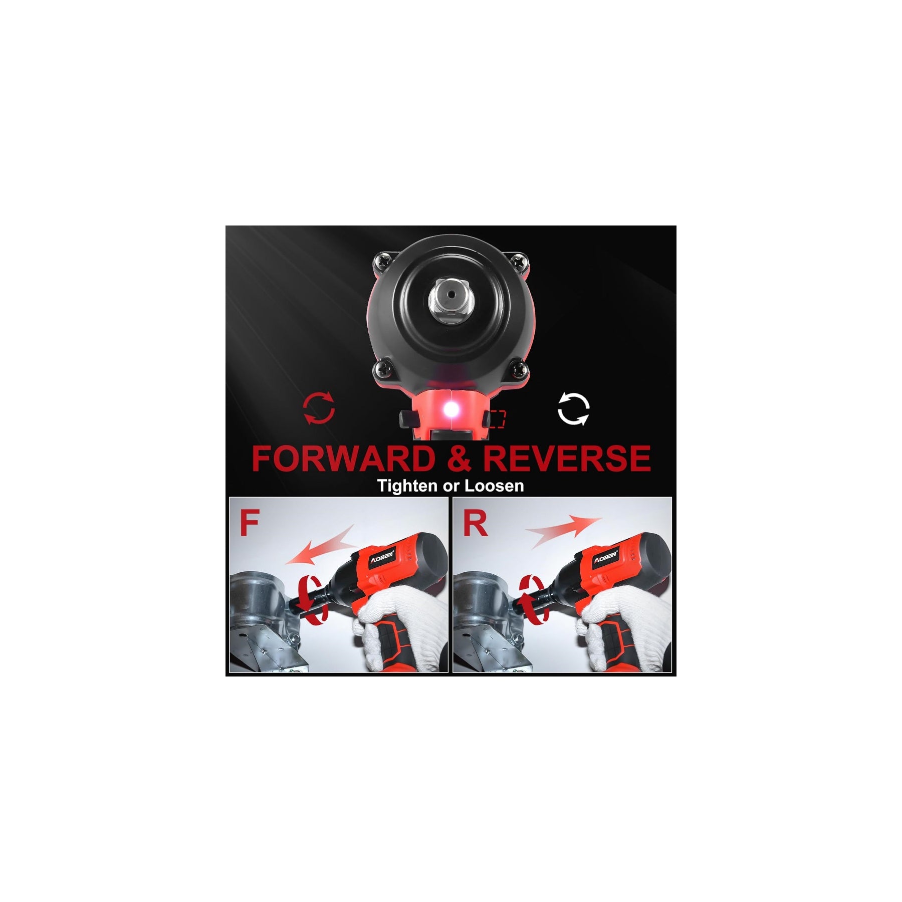 1/2" 21V Brushless Cordless Impact Wrench