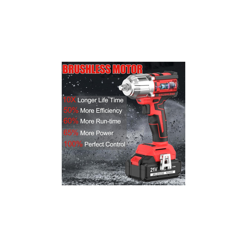 1/2" 21V Brushless Cordless Impact Wrench