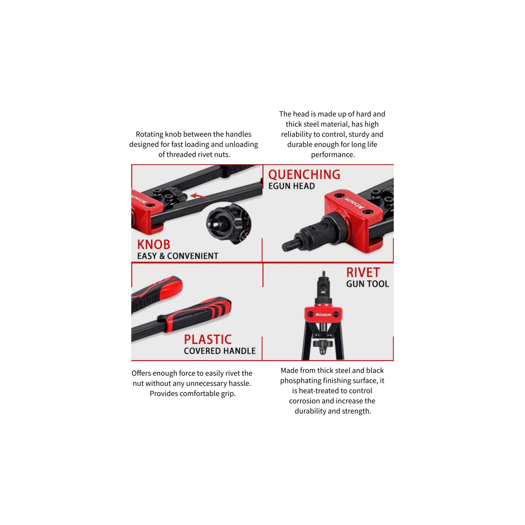 14" Rivet Nut Tool Set