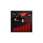 4-1/2" 1200W 6-Speed Power Motor Corded Angle Grinder