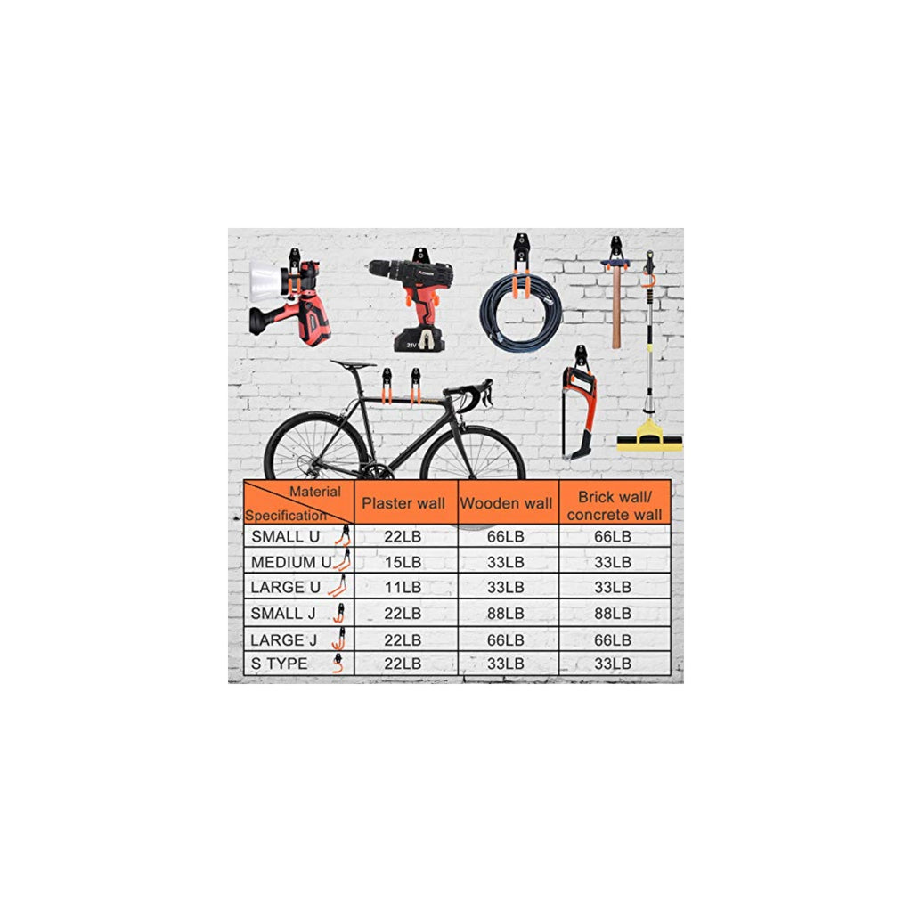 10 X Small U hooks