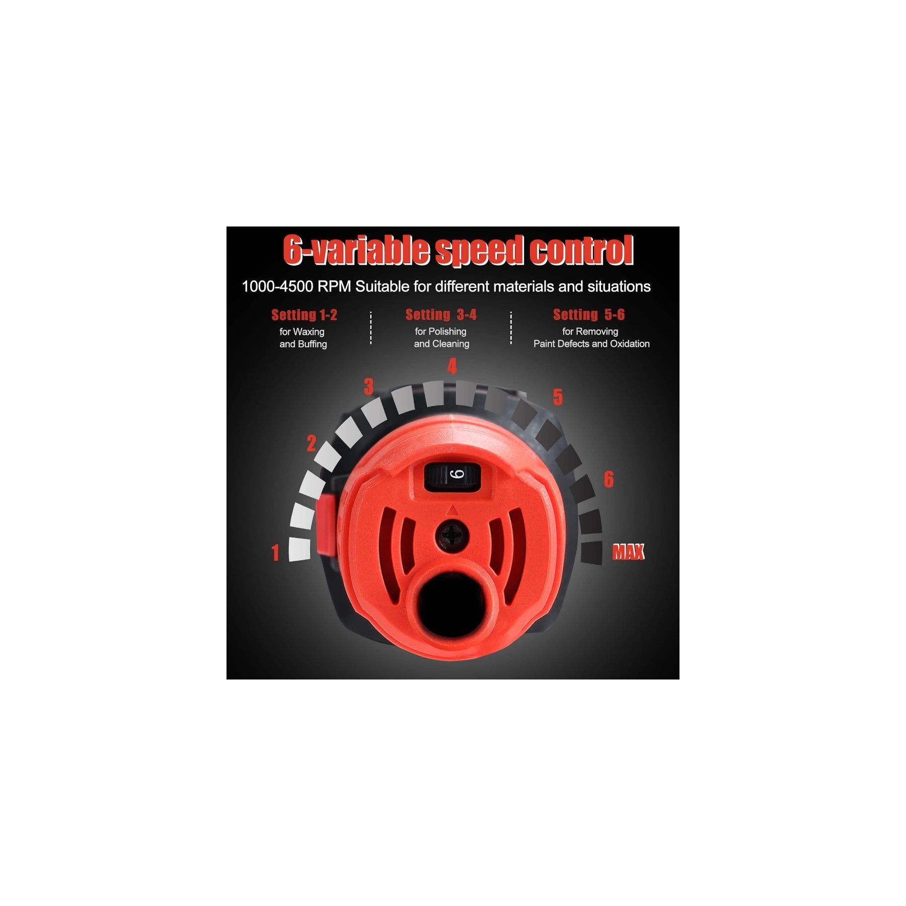 6" Dual Action Polisher Set