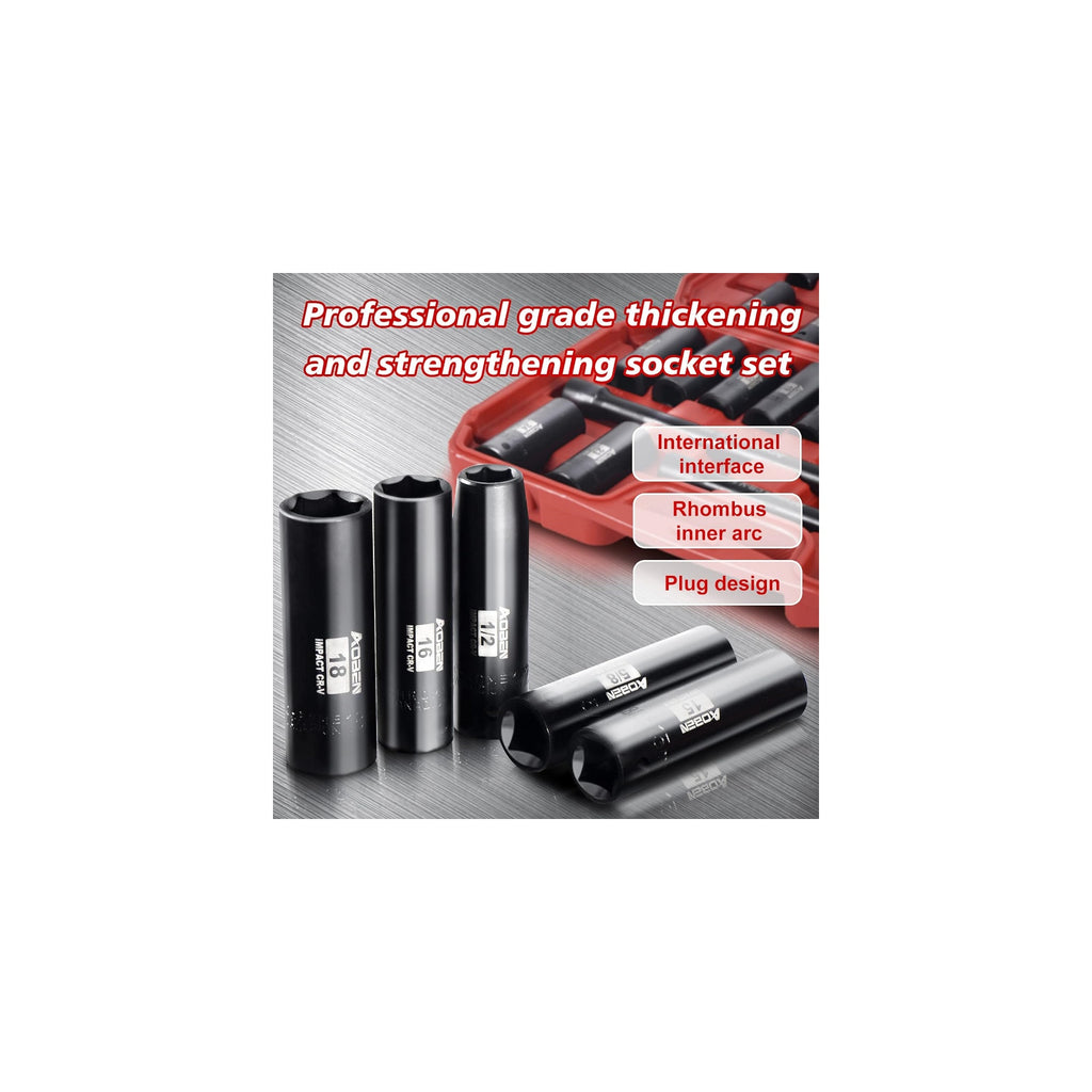 1/2"  29 Pieces Drive Impact Socket Set