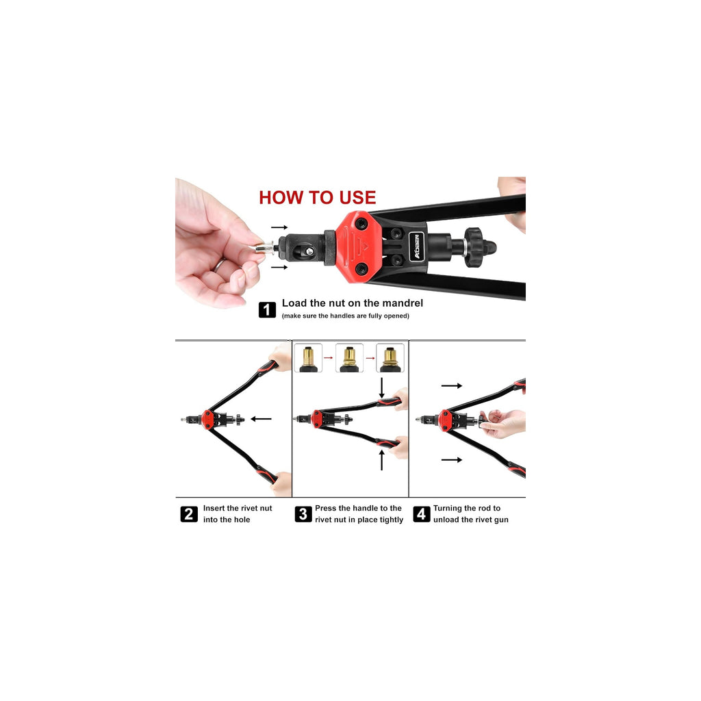 16" Rivet Nut Tool Set