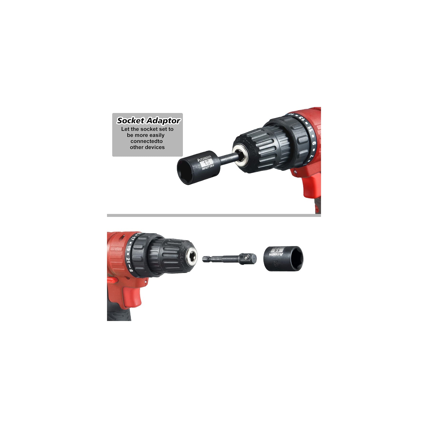 1/4"  54 Pieces Drive Impact Socket Set