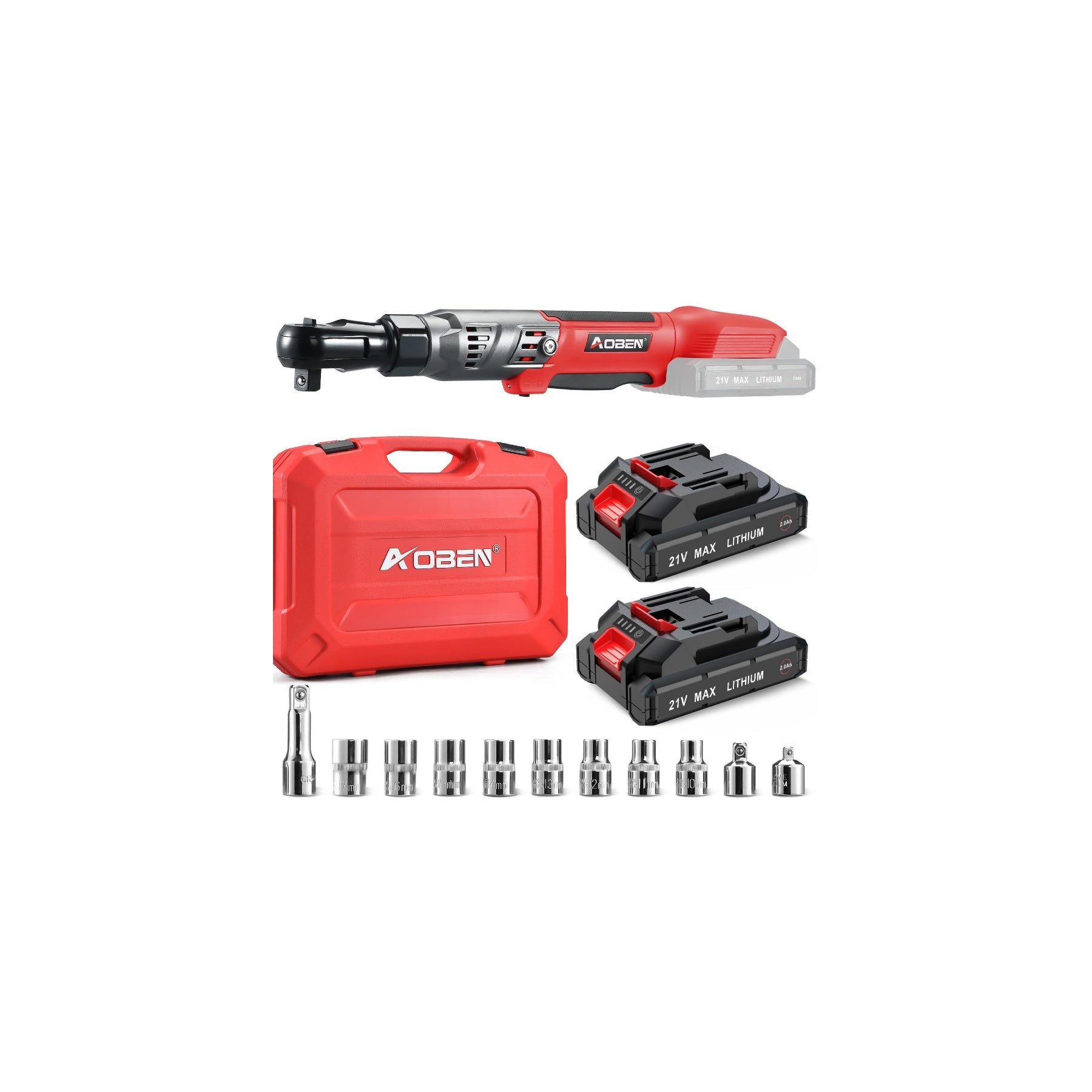 1/2" 21V Brushless Cordless Electric Power Ratchet