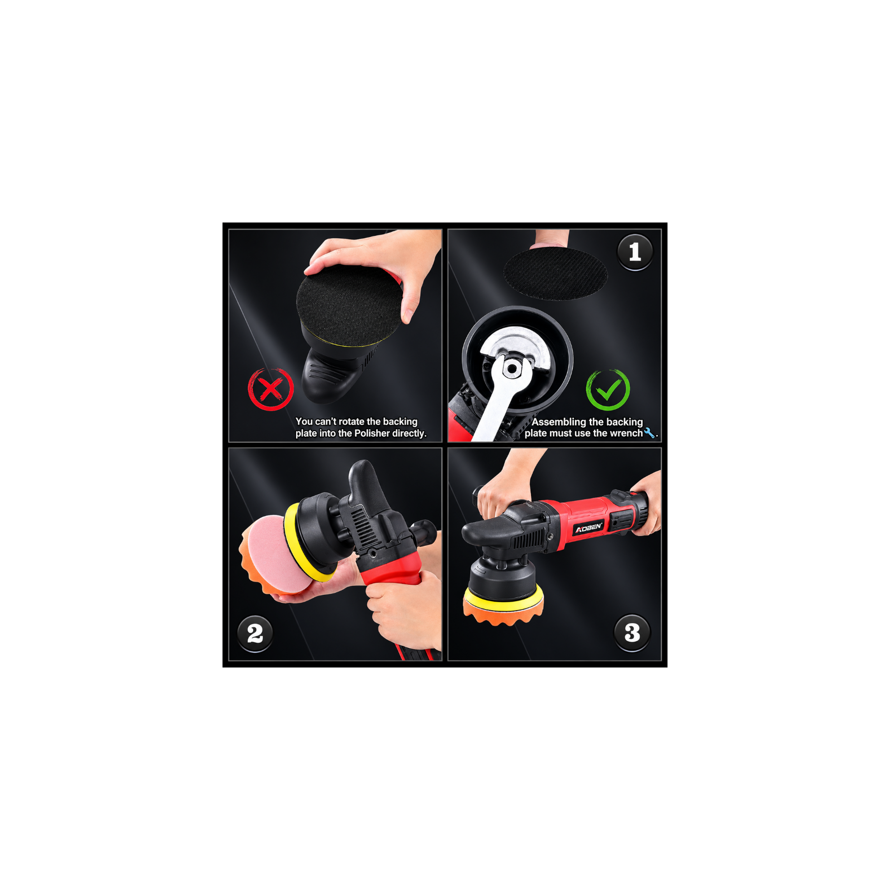 5" 16mm Random Orbital  Dual Action Polisher