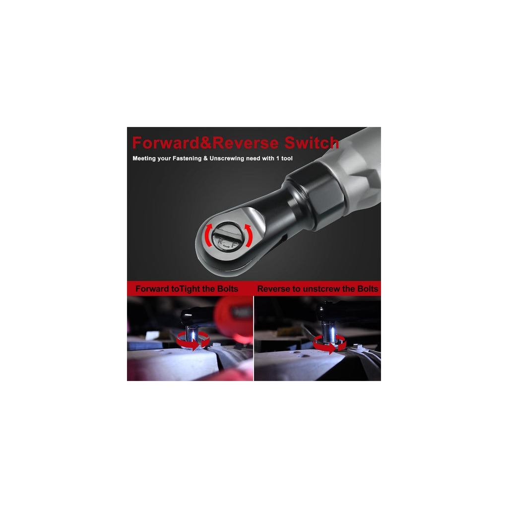3/8" 21V Brushless Cordless Electric Power Ratchet
