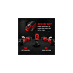 4-1/2" 21V 180° Rotating Body Brushless Cordless Angle Grinder