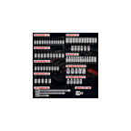 3/8" 12V Cordless Electric Ratchet Wrench Set with 83 Sockets