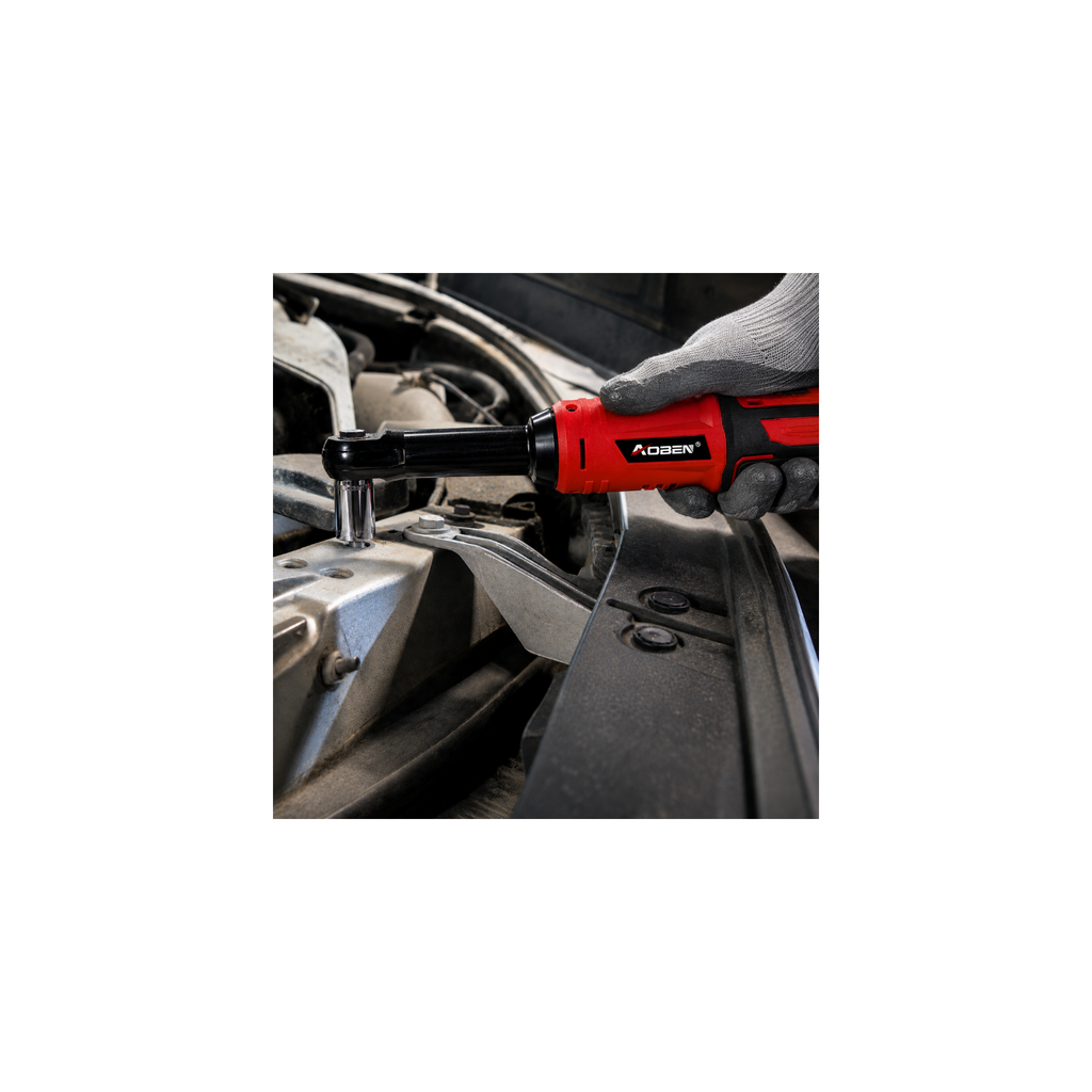 3/8" 12V Extended  Cordless Electric Ratchet Wrench Set
