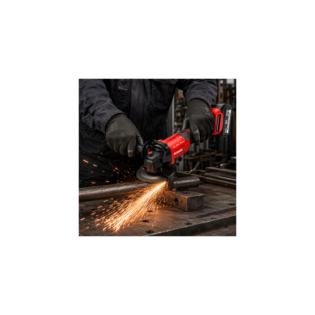 4-1/2" 21V 180° Rotating Body Brushless Cordless Angle Grinder