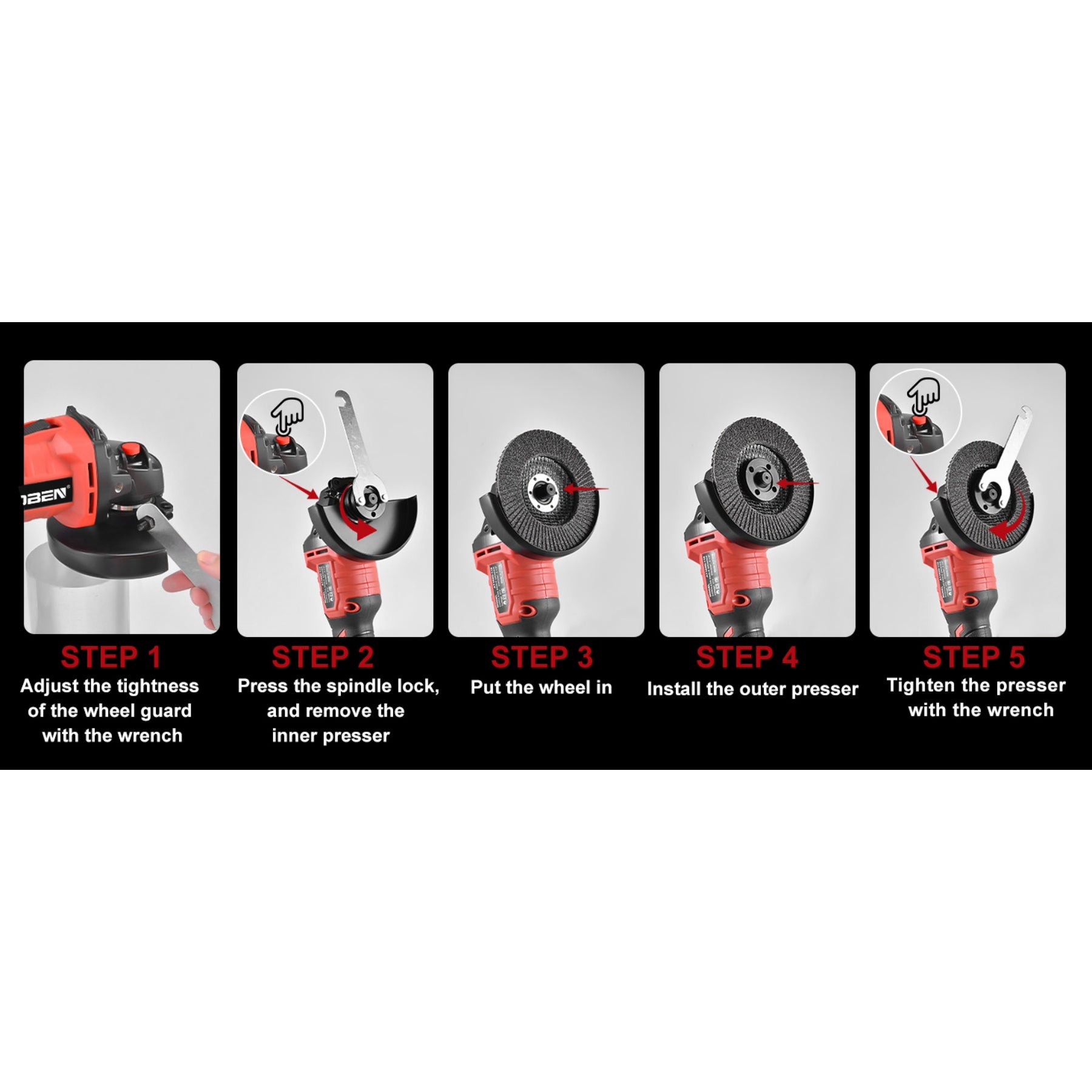 4-1/2" 21V Brushless Cordless Angle Grinder
