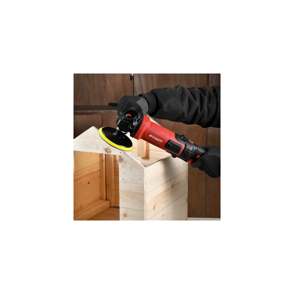 4-1/2" 1200W 6-Speed Power Motor Corded Angle Grinder