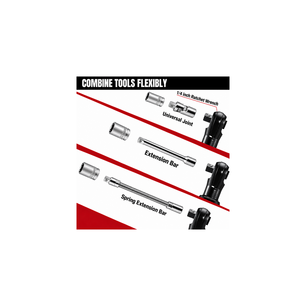 1/4" 12V Cordless Electric Power Ratchet