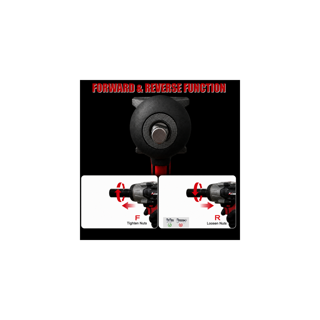 1/2" 21V 1100 Ft-lbs Brushless Cordless Impact Wrench