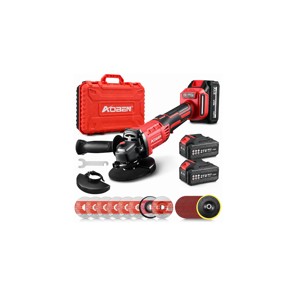 4-1/2" 21V 180° Rotating Body Brushless Cordless Angle Grinder