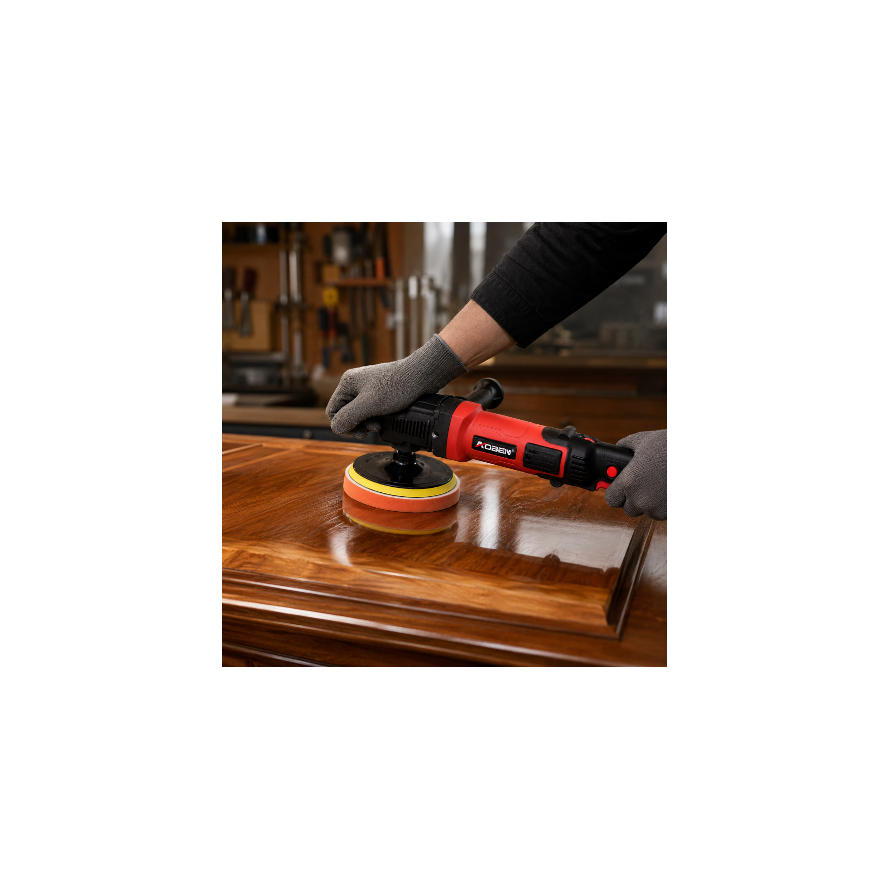 6"/ 7" 1600W Rotary Buffer Polisher